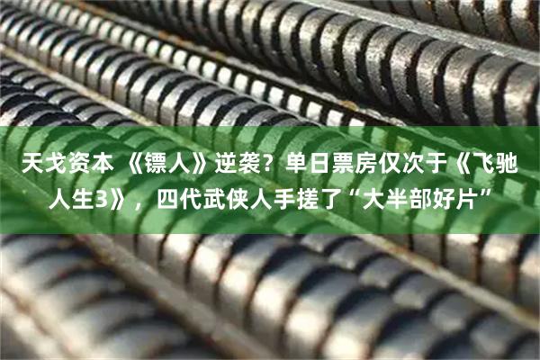 天戈资本 《镖人》逆袭?单日票房仅次于《飞驰人生3》,四代武侠人手搓了“大半部好片”