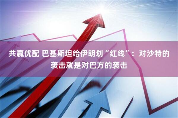 共赢优配 巴基斯坦给伊朗划“红线”：对沙特的袭击就是对巴方的袭击
