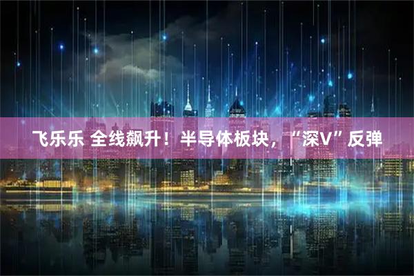 飞乐乐 全线飙升！半导体板块，“深V”反弹
